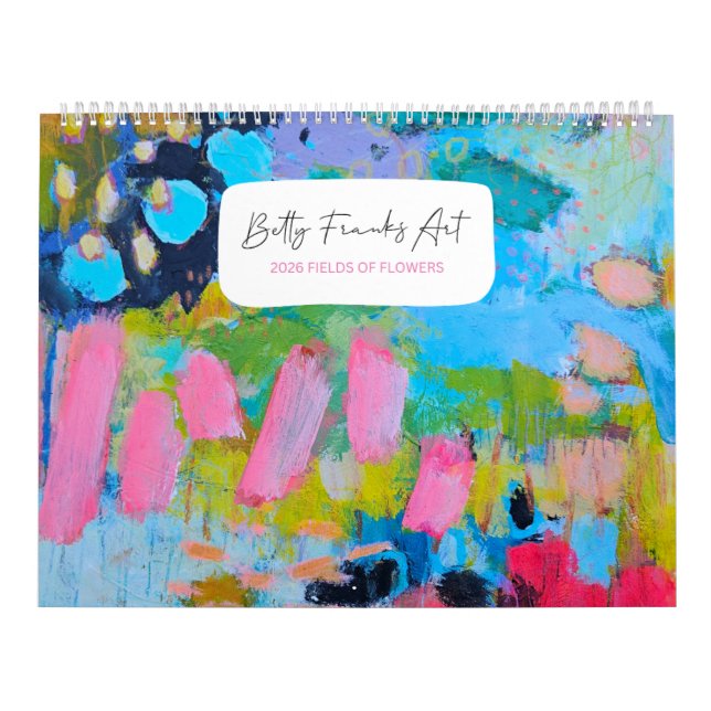 Calendario Campos de Flores 2026 de Betty Franks (Tapa)