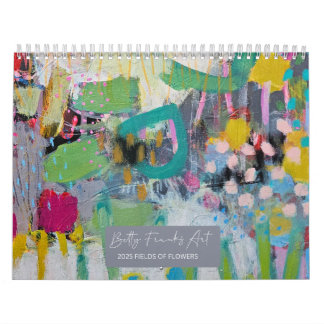 Calendario Campos de flores de Betty Franks 2025