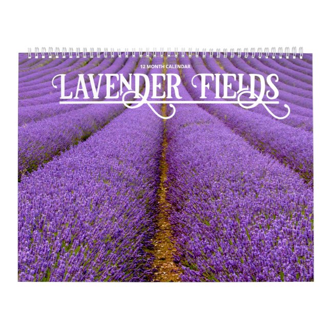 Calendario Campos de lavanda (Tapa)