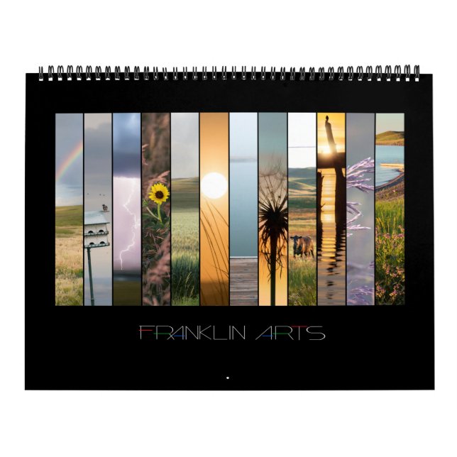 Calendario Campos y paisajes de medio oeste de 2022 (Tapa)