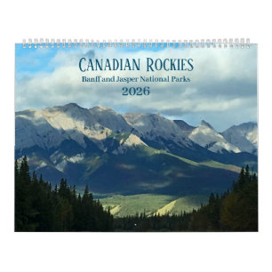 Calendario Canadian Rockies Fotográfico 12-Meses 2026