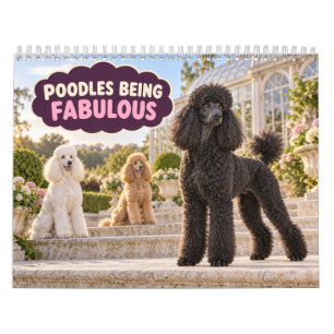 Calendario Caniches Divertidos Siendo Fabulosos