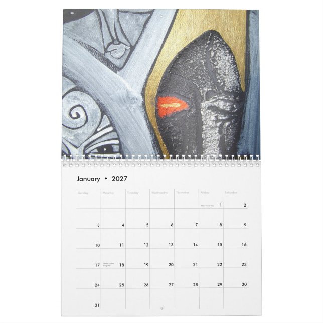 Calendario caos (Jan 2027)
