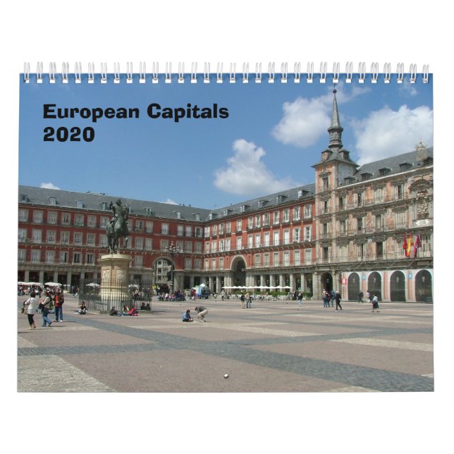 Calendario Capitales europeas - 2020 (Tapa)