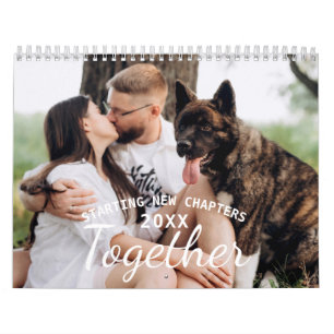Calendario Capítulos Nuevos Foto de Pareja Moderna Personaliz
