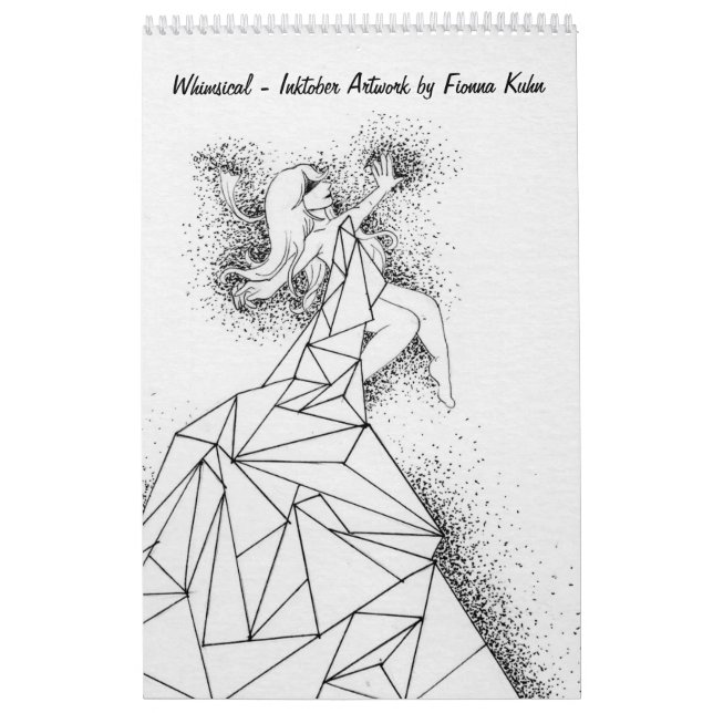Calendario Caprichoso - ilustraciones de Inktober de Fionna (Tapa)