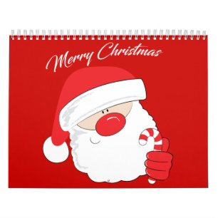 Calendario Cara Santa - texto blanco.