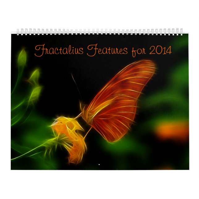 Calendario Características de Fractalius para 2014 (Tapa)