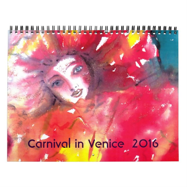 Calendario Carnaval en Venecia 2016/Mascarada italiana (Tapa)