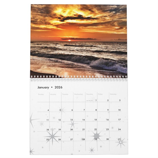 Calendario Carolina Beach Sunrise Calendar (Jan 2026)