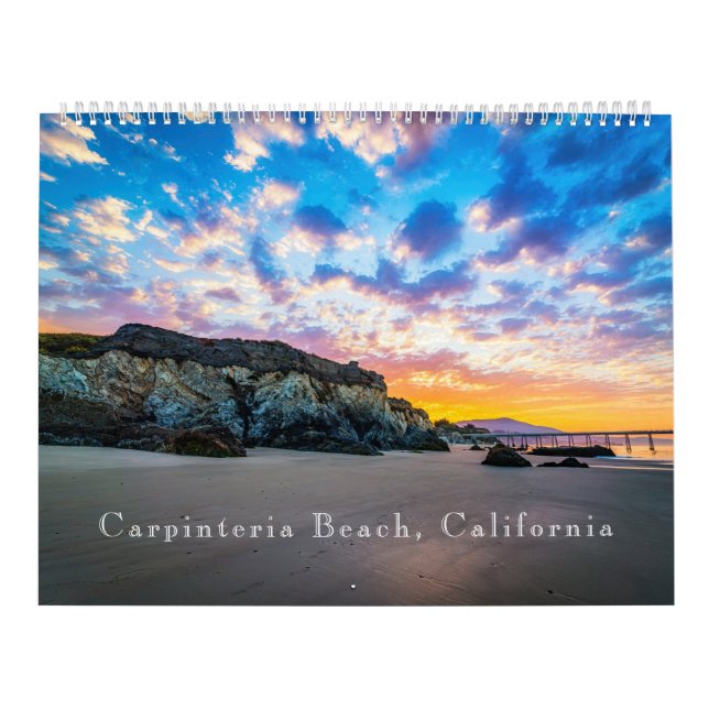 Calendario Carpinteria Beach, California (Tapa)