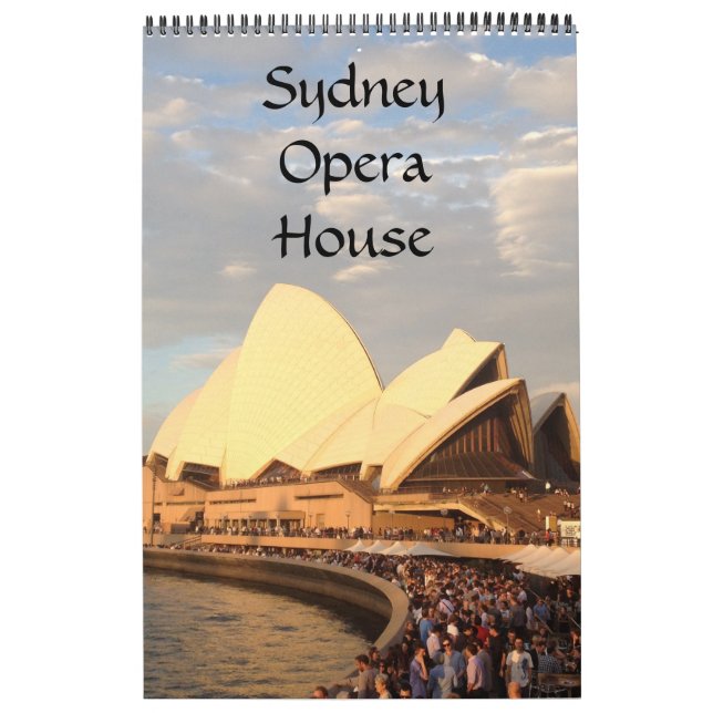Calendario casa de la ópera de sydney (Tapa)