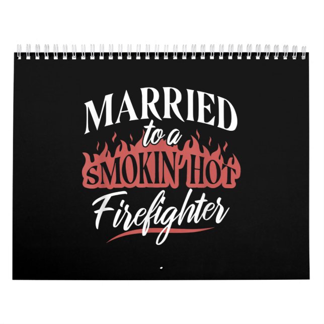 Calendario Casado con un bombero humeante (Tapa)