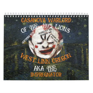 CALENDARIO CASANOVA SEÑOR DE LA GUERRA MÁS WEST LINN OREGÓN O