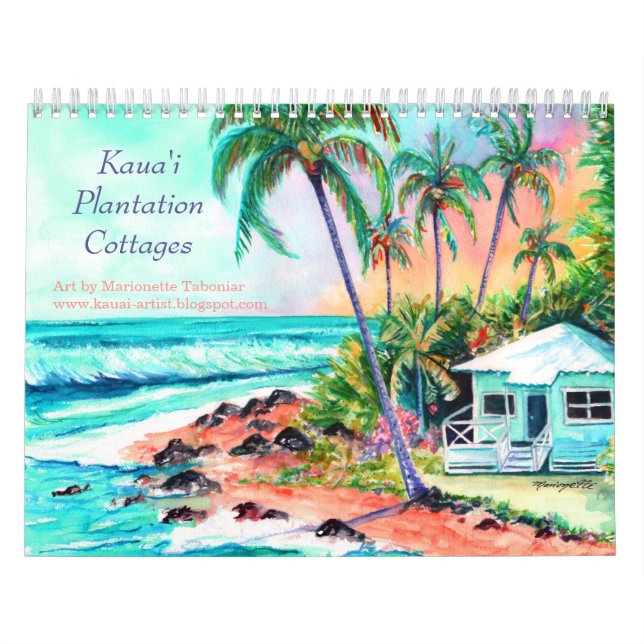 Calendario Casas de cultivo de Kauai (Tapa)