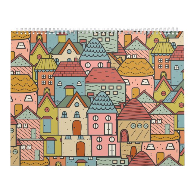 Calendario Casas de pueblo pequeño (Tapa)