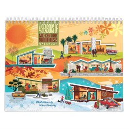 Calendario Casas modernas de mediados del siglo XX