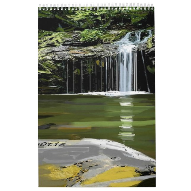 Calendario Cascadas brumosas (Tapa)