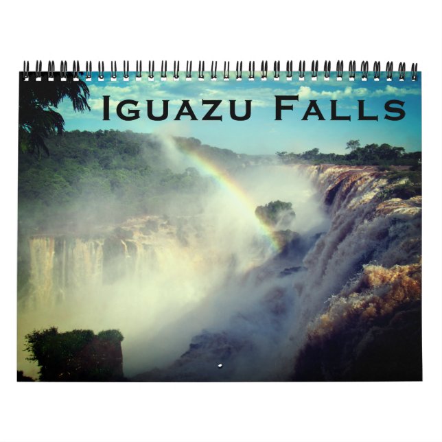 Calendario cascadas de iguazu (Tapa)