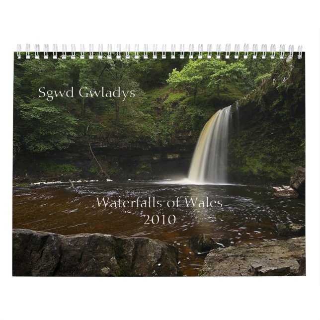 Calendario Cascadas de País de Gales 2010 (Tapa)