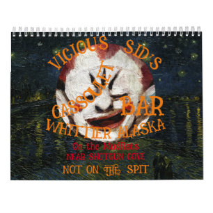 Calendario Cassoulet Cadaver Gin Martini Jesus Messiah Bar VA