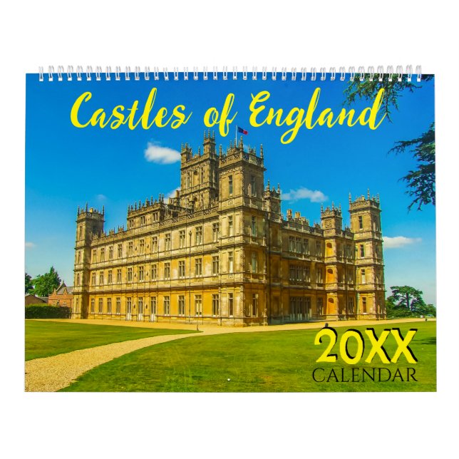Calendario Castillos de Inglaterra Scenic 2025 Wall Calendar (Tapa)