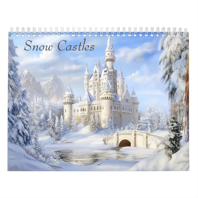 Calendario Castillos de nieve (Tapa)