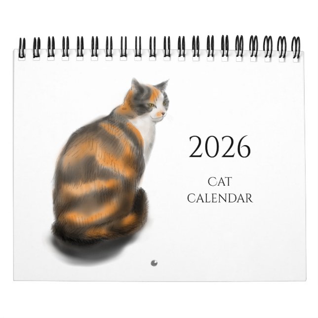 Calendario cat calendar 2026 (Tapa)