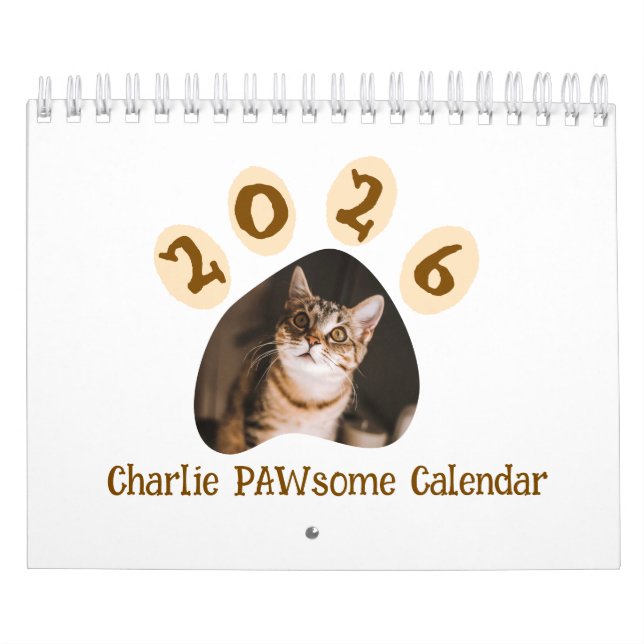 Calendario Cat Photos Make Your PAWsome Personalized Calendar (Tapa)