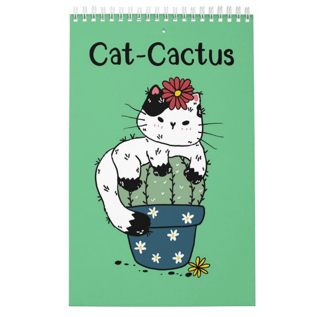 Calendario Cat Y Cactus (Tapa)