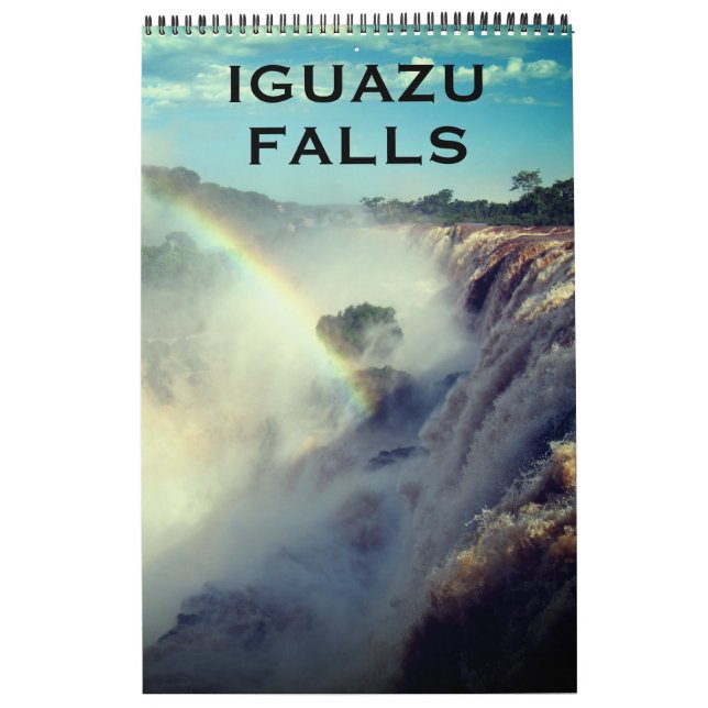 Calendario Cataratas del Iguazú Sudamérica (Tapa)