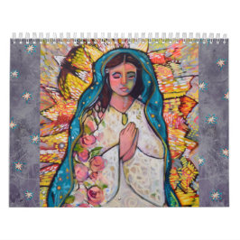 Calendario Catholic Folk Art Calendar by Jen Norton