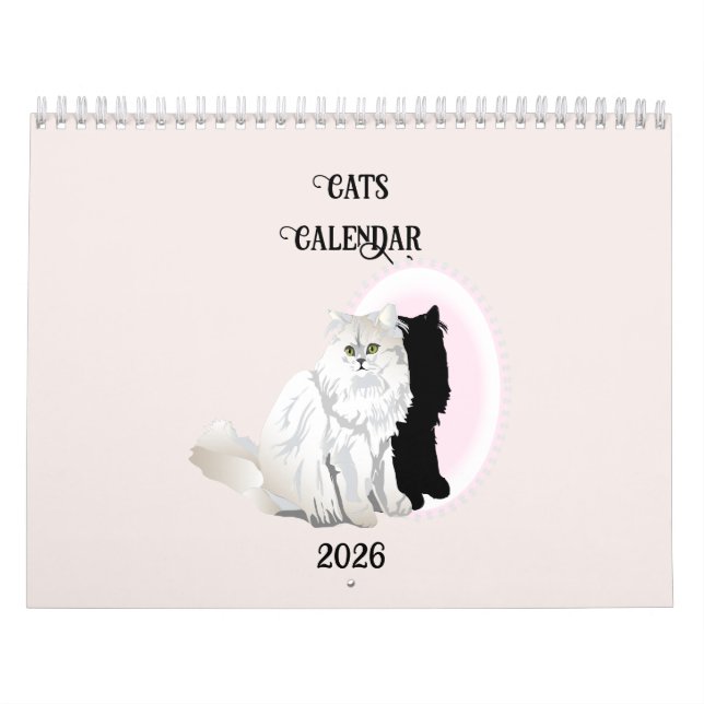 Calendario Cats by the Month Calendar (Tapa)
