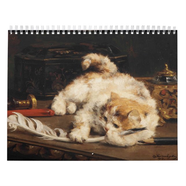 Calendario Cats in Classic Art Calendar (Tapa)