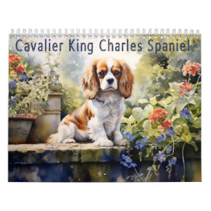 Calendario Cavalier King Charles Spaniel, cualquie