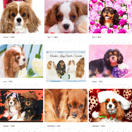 Calendario Cavalier King Charles Spaniels