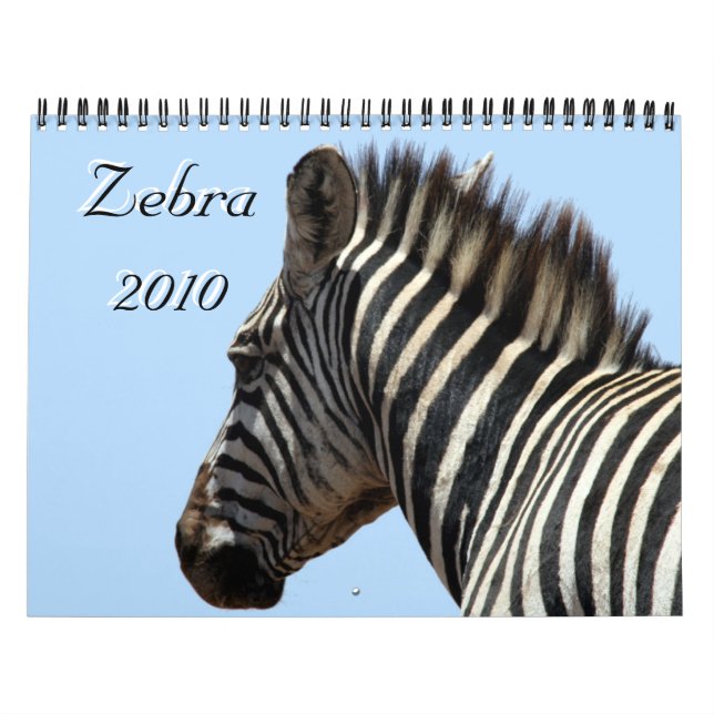 Calendario cebra 2010 (Tapa)