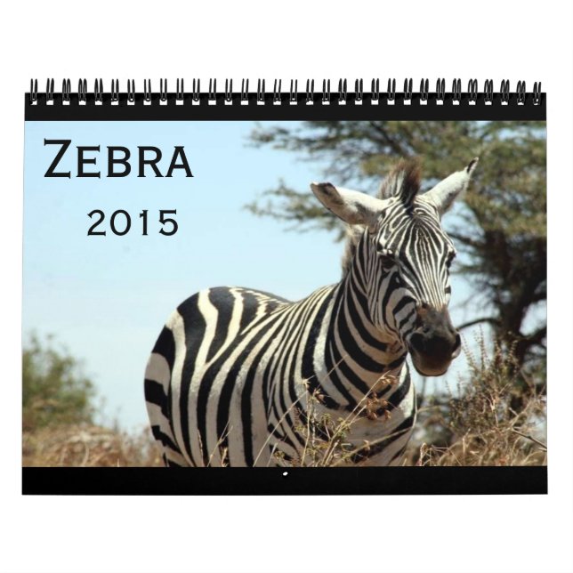 Calendario cebra 2015 (Tapa)