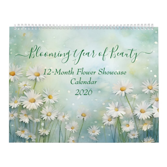 Calendario Celebrate the Seasons in Bloom – 2026 Floral  (Tapa)