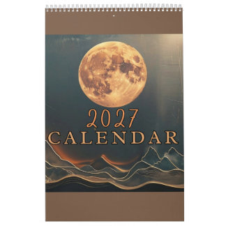 Calendario Celestial Personalizable 2027 - Agrega
