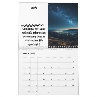 Calendario Celestial Personalizable 2027 - Agrega