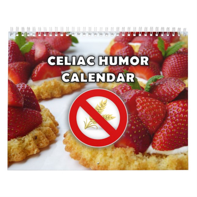 Calendario Celiac gracioso (Tapa)