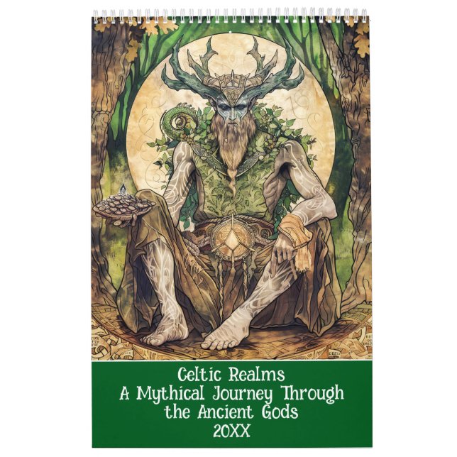 Calendario Celtic Realms – Mythical Journey and Ancient Gods (Tapa)