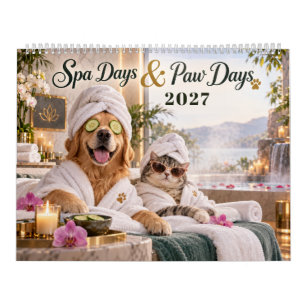 Calendario Centro de Mascotas Divertidas Gatos y Perros