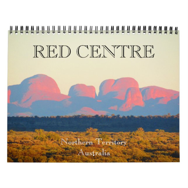 Calendario centro rojo 2026 (Tapa)