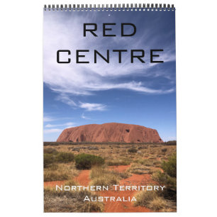 Calendario centro rojo australia 2025