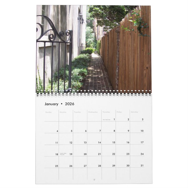 Calendario Charleston 2008 (Jan 2026)