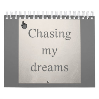 Calendario Chasing my dreams | Persiguiendo mis sueños
