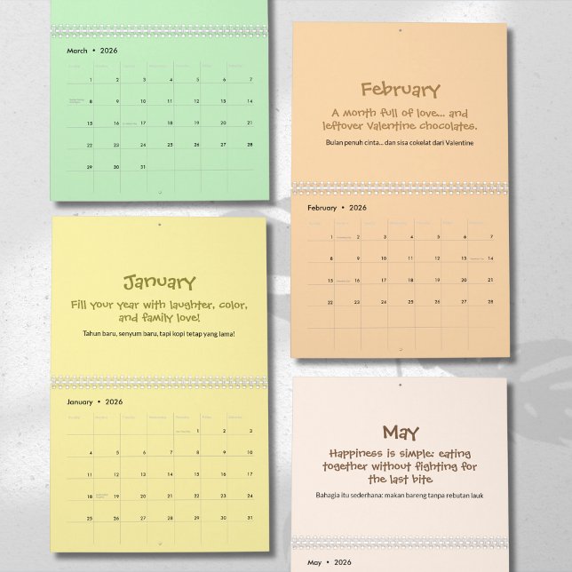Calendario Cheerful 2026 Quote Calendar (Subido por el creador)
