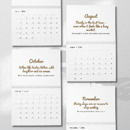 Calendario Cheerful 2026 Quote Calendar